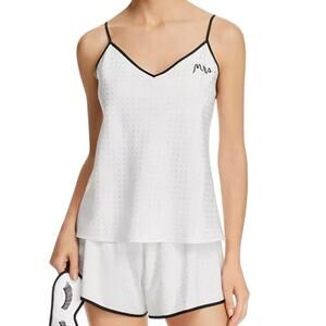 kate spade new york Mrs. Cami PJ Set White Size M 2 Piece EUC!